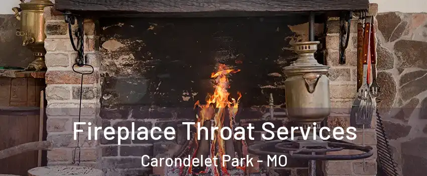 Fireplace Throat Services Carondelet Park - MO