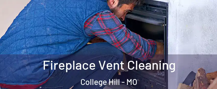 Fireplace Vent Cleaning College Hill - MO