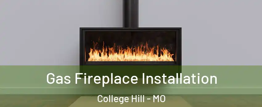 Gas Fireplace Installation College Hill - MO