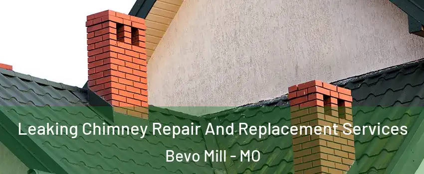 Leaking Chimney Repair And Replacement Services Bevo Mill - MO