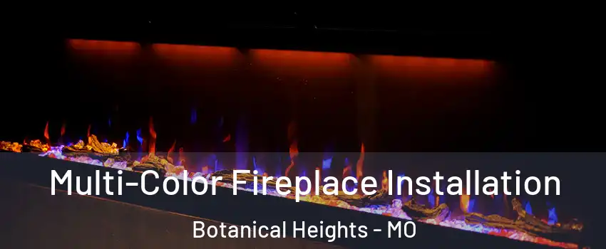 Multi-Color Fireplace Installation Botanical Heights - MO