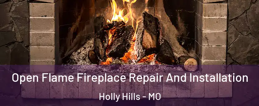 Open Flame Fireplace Repair And Installation Holly Hills - MO