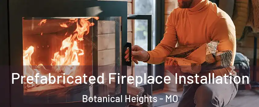 Prefabricated Fireplace Installation Botanical Heights - MO